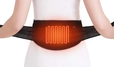 Masajeador lumbar con efecto vibratorio y calor para aliviar molestias de espalda de Yosoo